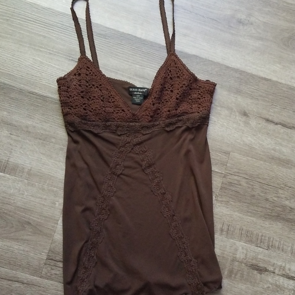 Guess top brown (sm)